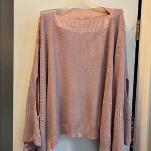 Lululemon Athletica Light Pink Poncho Sweater
